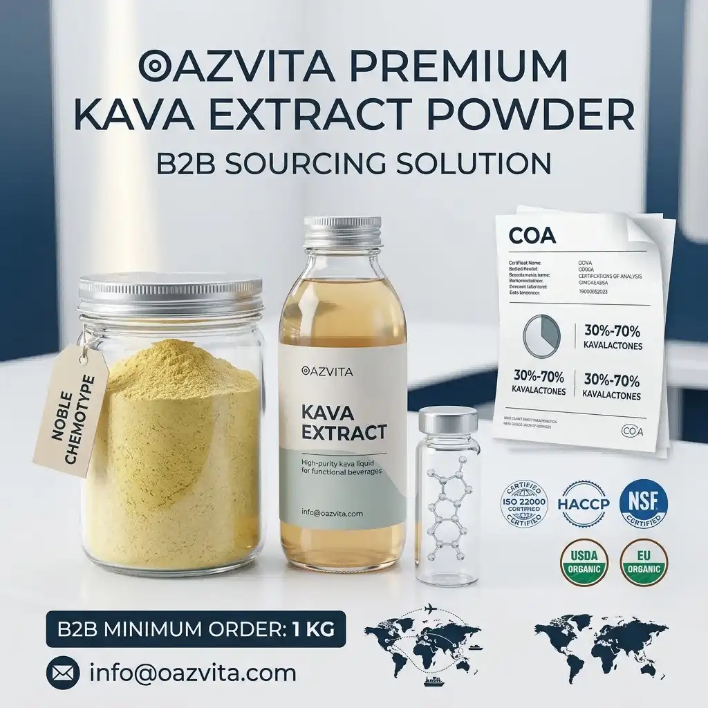 The Potential of Kava Extract Powder for the Brain and Pain